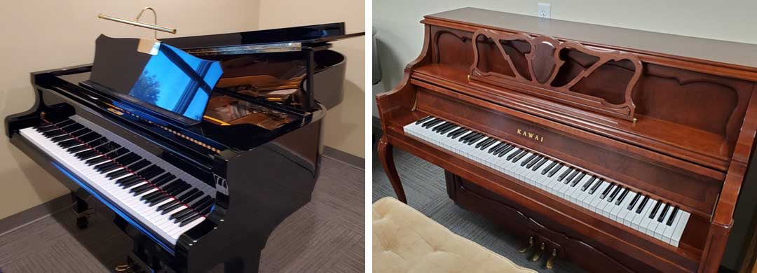 Featured image for “What is the difference between a Vertical Piano and a Grand Piano?”