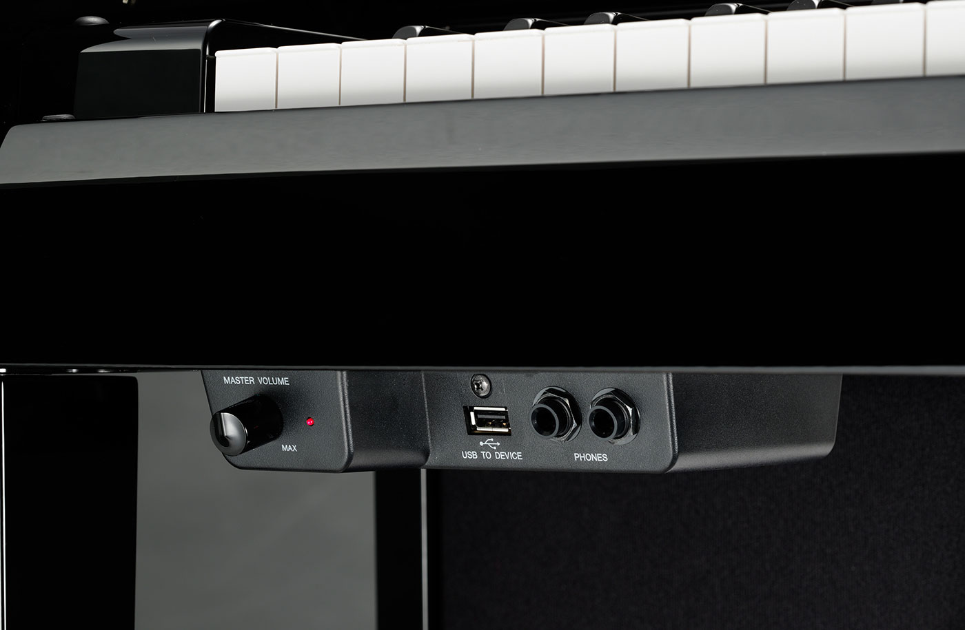 Sound an USB interface of a Yamaha hybrid piano